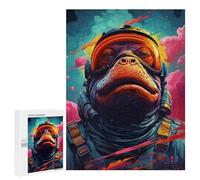 Puzzles pour Adolescents 500 PCS Space Frog Adventure Puzzles pour Adultes Assemblage De Modèles De Puzzles Défi À Réaliser Soirée Jeux Et Divertissement en Famille 500 PCS