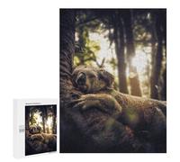 Puzzles pour Adolescents 500 PCS The Sleeping Koala Puzzles pour Adultes Jeu Familial Décoration Parfaite Difficile À Compléter 500 PCS