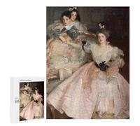 Puzzles pour Adolescents 500 PCS Three Women in A Gilded Room Puzzles pour Adolescents, Jouets Anti-Stress, Décoration Murale, Cadeaux d'anniversaire Et De Noël Uniques 500 PCS