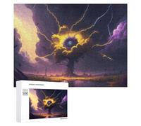 Puzzles pour Adolescents 500 PCS Thunderstorm with Lightning Strikes -1 Puzzles pour Adultes Jouets Anti-Stress Améliorent La Mémoire Difficiles Et Stimulants 500 PCS
