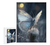 Puzzles pour Adolescents 500 PCS Winter Butterfly Fantasy-2 Puzzles pour Adultes Jouets Anti-Stress pour S'amuser en Famille Interaction Parent-Enfant 500 PCS