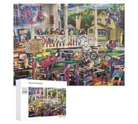 Puzzles pour Adolescents 500 PCS Yard Sale Extravaganza Vintage Finds Galore! Puzzles pour Adultes Jouets Anti-Stress Améliorent La Mémoire Difficiles Et Stimulants 500 PCS