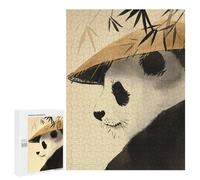Puzzles pour Adolescents 500 PCS Zen Bamboo Panda Bear Puzzles pour Adolescents Jeux Relaxants Assemblage De Motifs Cadeaux Uniques d'anniversaire Et De Noël 500 PCS