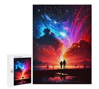 Puzzles pour Adolescents 500 Pièces Couple Univers Paysage Puzzles pour Adultes Jeux Relaxants Défi Difficile Activités Amusantes Pour La Maison 500 Pièces