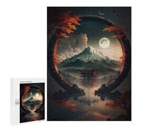 Puzzles pour adolescents 500 pièces Gate Over The Water Puzzle pour adolescents Jouets anti-stress Amélioration de la mémoire 500 pièces