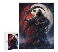 Puzzles pour adolescents 500 pièces Grim Reaper dans l'espace Puzzles pour adultes Jeux relaxants Course à la vitesse manuelle Défi à résoudre 500 pièces