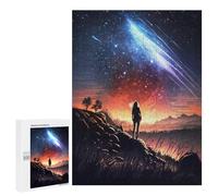 Puzzles pour adolescents 500 pièces Puzzles Flame of Comet Paysage Puzzles pour Adultes Jouets Anti-stress Défi Difficile Cadeaux d'anniversaire uniques 500 pièces