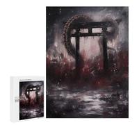 Puzzles pour adolescents 500 pièces Puzzles Tentacle Torii Gate Puzzles pour adultes Jouets anti-stress Défi Difficile Cadeaux d'anniversaire uniques 500 pièces