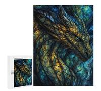 Puzzles pour adolescents 500 pièces Stained Majesty Puzzle pour Adultes Jeux Relaxants Défi Difficile Défi Éducatif 500 PCS