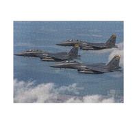 Puzzles pour Adolescents 52x38cm/1000pcs AIR Force F15E Puzzles pour Adultes, Décoration Murale, mais Aussi Activités Amusantes Et Humoristiques À Faire À La Maison 52x38cm/1000pcs