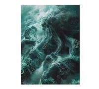 Puzzles pour Adolescents 52x38cm/1000pcs Angry Kraken Puzzles Jeux Relaxants Assemblage De Motifs Difficile Et Stimulant 52x38cm/1000pcs