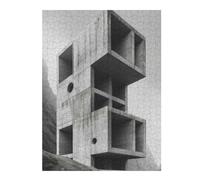 Puzzles pour Adolescents 52x38cm/1000pcs Architecture Minimalism Puzzles pour Adultes, Jouets À Monter Soi-même, Une Œuvre d'art, Difficile Et Stimulant 52x38cm/1000pcs