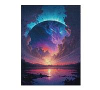 Puzzles pour Adolescents 52x38cm/1000pcs Big Planet in Space Puzzles pour Adultes, Jouets Anti-Stress, Décoration Intérieure, Idéal comme Cadeau 52x38cm/1000pcs
