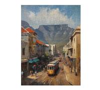 Puzzles pour Adolescents 52x38cm/1000pcs Cape Town South Africa Puzzle, Jouet, Décoration Murale, Difficile, Cadeau De Noël Ou d'anniversaire 52x38cm/1000pcs