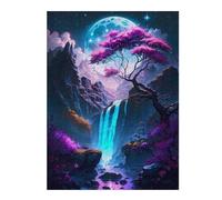 Puzzles pour Adolescents 52x38cm/1000pcs Cherry Blossoms Oasis Puzzle, Jouet, Décoration Murale, Difficile, Cadeau De Noël Ou d'anniversaire 52x38cm/1000pcs