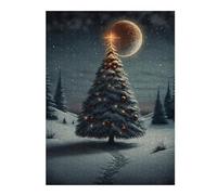 Puzzles pour Adolescents 52x38cm/1000pcs Christmas Tree Puzzles pour Adultes Jeux De Famille Améliore La Mémoire Cadeaux Uniques pour Anniversaire Et Noël 52x38cm/1000pcs