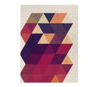 Puzzles pour Adolescents 52x38cm/1000pcs Colored Triangles 02 Puzzles pour Adolescents : Jeux Amusants, Assemblage De Motifs, Cadeaux d'anniversaire Et Cadeaux Uniques 52x38cm/1000pcs
