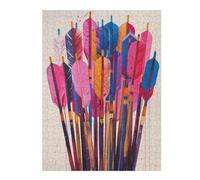 Puzzles pour Adolescents 52x38cm/1000pcs Colorful Arrows Puzzle pour Adultes - Jeu Manuel - Améliore La Mémoire - Activités Amusantes À La Maison 52x38cm/1000pcs
