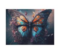 Puzzles pour Adolescents 52x38cm/1000pcs Colorful Butterfly Artwork -1 Puzzles pour Adultes : Analyse Et Logique du Jeu, Interaction Parent-Enfant 52x38cm/1000pcs
