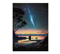 Puzzles pour Adolescents 52x38cm/1000pcs Couple Watching Meteor Shower Puzzles pour Adultes À Faire Soi-même - Jeux en Famille - Activités Amusantes À La Maison 52x38cm/1000pcs