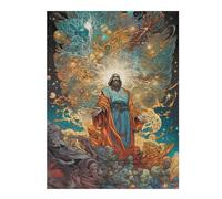 Puzzles pour Adolescents 52x38cm/1000pcs Divine Creation A Cosmic Vision Jeu De Puzzle Familial pour Adultes - Défi Difficile - Cadeaux Uniques pour Anniversaires Et Noël 52x38cm/1000pcs