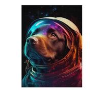 Puzzles pour Adolescents 52x38cm/1000pcs Dog in Space Helmet -8 Puzzles pour Adultes - Jouets Anti-Stress - Défi Difficile - Défi Éducatif 52x38cm/1000pcs