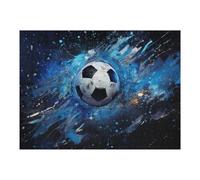 Puzzles pour Adolescents 52x38cm/1000pcs Dynamic Soccer Ball Artwork -2 Puzzle pour Adultes, Jouet, Décoration Murale, Cadeau d'anniversaire, Cadeaux, 52x38cm/1000pcs