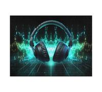 Puzzles pour Adolescents 52x38cm/1000pcs Dynamic Sound Experience Headphones Puzzles pour Adultes : Analyse Et Logique du Jeu, Interaction Parent-Enfant 52x38cm/1000pcs