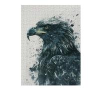 Puzzles pour Adolescents 52x38cm/1000pcs Eagle Majesty Painting Puzzles Jeux Relaxants Assemblage De Motifs Difficile Et Stimulant 52x38cm/1000pcs