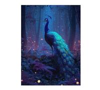 Puzzles pour Adolescents 52x38cm/1000pcs Enchanted Forest Peacock-1 Puzzles pour Adultes, Décoration Murale, mais Aussi Activités Amusantes Et Humoristiques À Faire À La Maison 52x38cm/1000pcs