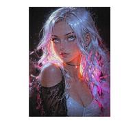 Puzzles pour Adolescents 52x38cm/1000pcs Enigmatic Glow Puzzles pour Adultes, Décoration Murale, Course De Vitesse Manuelle, Idéal comme Cadeau pour Toute La Famille 52x38cm/1000pcs