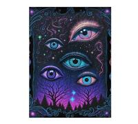 Puzzles pour Adolescents 52x38cm/1000pcs Esoteric Vision Puzzles pour Adultes À Faire Soi-même - Jouets pour Améliorer La Mémoire - Cadeau d'anniversaire, Cadeaux, 52x38cm/1000pcs