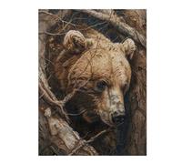 Puzzles pour Adolescents 52x38cm/1000pcs Ethereal Bear Puzzles pour Adultes, Jouets À Monter Soi-même, Une Œuvre d'art, Difficile Et Stimulant 52x38cm/1000pcs