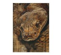 Puzzles pour Adolescents 52x38cm/1000pcs Ethereal Snake Puzzles pour Adultes Jeux Relaxants Analyse Et Logique Cadeaux De Noël Et d'anniversaire 52x38cm/1000pcs
