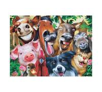 Puzzles pour Adolescents 52x38cm/1000pcs Farm Animal Selfie Fun Puzzle pour Adultes, Jouet, Décoration Murale, Cadeau d'anniversaire, Cadeaux, 52x38cm/1000pcs