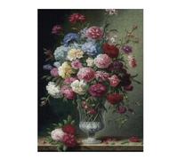 Puzzles pour Adolescents 52x38cm/1000pcs Floral Elegance in Glass Vase Puzzles pour Adultes, Jouets, Décoration Murale, Cadeaux pour Femmes, Cadeaux Uniques pour Anniversaire Et Noël 52x38cm/1000pcs