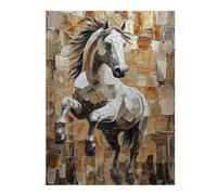 Puzzles pour Adolescents 52x38cm/1000pcs Galloping Horse in Dynamic Impasto Art Puzzles pour Adultes Jeux Familiaux Amusants Et Humoristiques Cadeaux De Jeux Stimulants 52x38cm/1000pcs