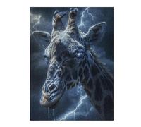 Puzzles pour Adolescents 52x38cm/1000pcs Giraffe Fairy Tale Fantasy Puzzle pour Adultes, Jeu De Réflexion Amusant Et Humoristique, Cadeau d'anniversaire, 52x38cm/1000pcs