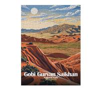Puzzles pour Adolescents 52x38cm/1000pcs Gobi Gurvan Saikhan National Park, Mongolia Puzzles pour Adultes - Jeu Manuel - Cadeaux pour Femmes - Stimule Le Cerveau 52x38cm/1000pcs