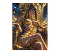 Puzzles pour Adolescents 52x38cm/1000pcs Golden Goddess Throne Puzzles pour Adultes, Jouets À Monter Soi-même, Difficulté Élevée, Cadeaux d'anniversaire Et Cadeaux Uniques 52x38cm/1000pcs