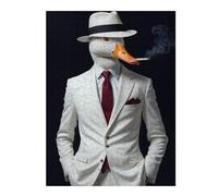 Puzzles pour Adolescents 52x38cm/1000pcs Goose Duck in White Suit Casse-têtes pour Adultes, Jeu De Réflexion, Améliore La Mémoire, Cadeaux pour Les Amis Et La Famille 52x38cm/1000pcs