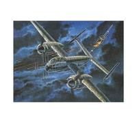 Puzzles pour Adolescents 52x38cm/1000pcs Heinkel He219 Night Duel Puzzles pour Adultes - Jeux Relaxants - Anti-Stress - Cadeaux d'anniversaire Et De Noël Uniques 52x38cm/1000pcs