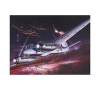 Puzzles pour Adolescents 52x38cm/1000pcs Heinkel He219 Night Puzzles pour Adultes, Jouets À Monter Soi-même, Difficulté Élevée, Cadeaux d'anniversaire Et Cadeaux Uniques 52x38cm/1000pcs