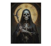 Puzzles pour Adolescents 52x38cm/1000pcs Holy Death Devotion Puzzles Jeux Relaxants Assemblage De Motifs Difficile Et Stimulant 52x38cm/1000pcs
