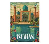 Puzzles pour Adolescents 52x38cm/1000pcs Isfahan Beauty Puzzles Jeux Relaxants Assemblage De Motifs Difficile Et Stimulant 52x38cm/1000pcs