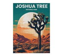 Puzzles pour Adolescents 52x38cm/1000pcs Joshua Tree Puzzles pour Adultes, Jouets À Monter Soi-même, Une Œuvre d'art, Difficile Et Stimulant 52x38cm/1000pcs