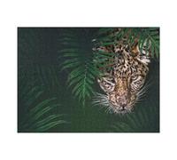 Puzzles pour Adolescents 52x38cm/1000pcs Jungle Leopard Portrait Puzzles pour Adultes À Monter Soi-même - Jeu De Puzzle Difficile - Cadeau Unique pour Un Anniversaire Ou Noël 52x38cm/1000pcs