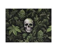 Puzzles pour Adolescents 52x38cm/1000pcs Jungle Skull Nature's Reclamation Puzzles pour Adultes Jeu Manuel Découpe De Précision Cadeaux d'anniversaire Et Autres Cadeaux Uniques 52x38cm/1000pcs