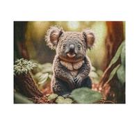 Puzzles pour Adolescents 52x38cm/1000pcs Koala in The Wild Nature's Adorable Masterpiece Puzzles pour Adultes : Jeux Amusants, Anti-Stress, Difficiles Et Stimulants 52x38cm/1000pcs
