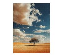 Puzzles pour Adolescents 52x38cm/1000pcs Lone Tree Desert Watch Puzzle pour Adultes, Jeu De Réflexion, Une Œuvre d'art, Cadeaux Uniques pour Un Anniversaire Ou Noël 52x38cm/1000pcs
